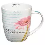 Sufficient Grace - 2 Corinthians 12:9-10 Inspirational Scripture Mug