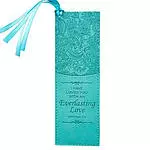 Bookmark-Pagemarker-Everlasting Love-LuxLeather-Turquoise