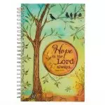 Notebook-Wirebound-Peaceful Thoughts/Hope In The Lord Always