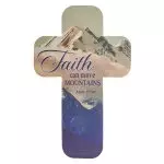 Faith Can Move Mountains Cross Bookmark - Matthew 17:20 Pack of 12