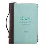 Large Blessed Is She Bible Cover