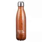 Water Bottle SS Wood Grain Man of God 1 Tim. 6:11