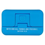 Book Light Blue With God all Things are Possible Matt. 19:26