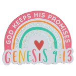 Magnet Rainbow God Keeps His Promises Gen. 9:13