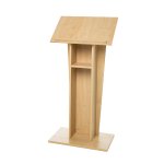 Oak Pedestal Lectern