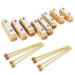 8 Bar Wooden Chime Set