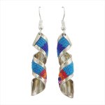 Twist Peruvian Fabric Earrings