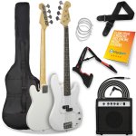 3rd Avenue Bass Guitar Pack - White