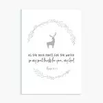 As the Deer Pants for the Water Greeting Card