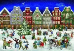 Winter Evening in the Town Advent Calendar Jigsaw Puzzle