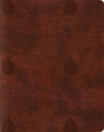 ESV Single Column Journaling Bible (TruTone, Chestnut, Leaves Design)