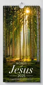 2025 Calendar: Words Of Jesus