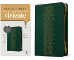 Biblia ultrafina NTV de zíper, con Filament (SentiPiel, Verde esmeralda, Letra Roja)