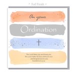 Ordination Blessing Single Card