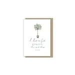 Love Little Note Encouragement Single Card