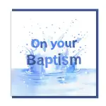 Baptism Waters Single Card