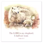 Greetings Cards: 'The LORD is my shepherd…' Ps. 23.1