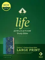 NLT Life Application Study Bible, Third Edition, Large Print (LeatherLike, Meadow Teal, Red Letter)