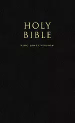 KJV Popular Bible, Black, Imitation Leather, Gift and Award, Presentation Page, Maps, Economy, Pew