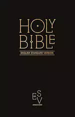 ESV Pew Bible, Black, Hardback, Anglicised, Lightweight Format, Easy to Read Font, 65 Responsive readings