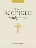 KJV Old Scofield Study Bible Large Print Edition Bonded Leather Black