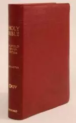 NKJV Scofield Study Bible 3 Genuine leather, Burgundy Thumb Indexed