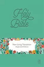 NLT Holy Bible, Green, Flexiback, Anglicized, Presentation Page, Ribbon Marker