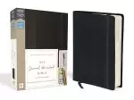 NIV, Journal the Word Bible (Perfect for Note-Taking), Hardcover, Black, Red Letter, Comfort Print