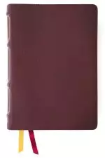 Nkjv, Thompson Chain-Reference Bible, Genuine Leather, Calfskin, Burgundy, Red Letter, Comfort Print