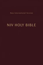 NIV, Holy Bible, Compact, Paperback, Burgundy, Comfort Print