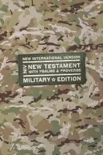 NIV, New Testament with Psalms and Proverbs, Military Edition, Compact, Paperback, Military Camo, Comfort Print