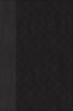 NIV, Thinline Bible, Compact, Leathersoft, Black/Gray, Red Letter, Comfort Print