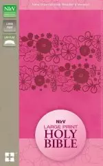 NIrV, Holy Bible, Large Print, Imitation Leather, Pink