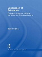 Languages of Education: Protestant Legacies, National Identities, and Global Aspirations