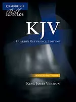 KJV Clarion Reference Bible Calfskin Leather Black