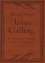 Jesus Calling, Small Brown Leathersoft, with Scripture References