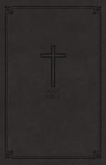 NKJV, Value Thinline Bible, Large Print, Imitation Leather, Black, Red Letter Edition