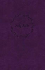 NKJV Value Thinline Bible, Large Print, Imitation Leather, Purple, Red Letter Edition