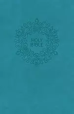 NKJV, Value Thinline Bible, Large Print, Imitation Leather, Blue, Red Letter Edition