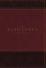 The King James Study Bible, Imitation Leather, Burgundy, Full-Color Edition