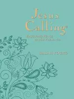 Jesus Calling, Large Text Teal Leathersoft, with Full Scriptures