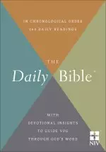 NIV Daily Bible, Multicoloured, Hardback, Chronological, 365 Readings, Devotional Commentary, Topical Arrangements