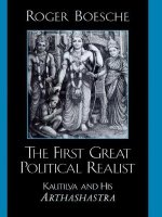 First Great Political Realist: Kautilya and His Arthashastra