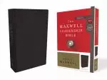 John C. Maxwell NKJV Leadership Bible, Black, Imitation Leather, Comfort Print, Lay Flat, Study Notes for Leaders Ribbon Marker Bible