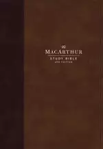 NKJV, MacArthur Study Bible, 2nd Edition, Leathersoft, Brown, Comfort Print