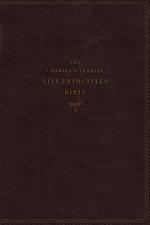 The NKJV, Charles F. Stanley Life Principles Bible, 2nd Edition, Leathersoft, Burgundy, Comfort Print