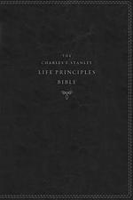 KJV, Charles F. Stanley Life Principles Bible, 2nd Edition, Leathersoft, Black, Comfort Print