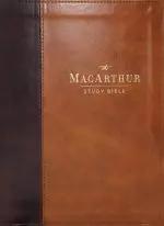 NASB, MacArthur Study Bible, 2nd Edition, Leathersoft, Brown, Thumb Indexed, Comfort Print