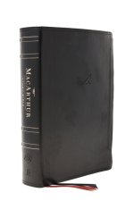 ESV MacArthur Study Bible, Black Leather, Indexed: Study Notes, Cross-References, Concordance and Maps, Section Introductions, Bible Reading Plans, Chronology, Overview of Christ's Life,