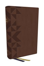 NKJV, The Bible Study Bible, Leathersoft, Brown, Comfort Print